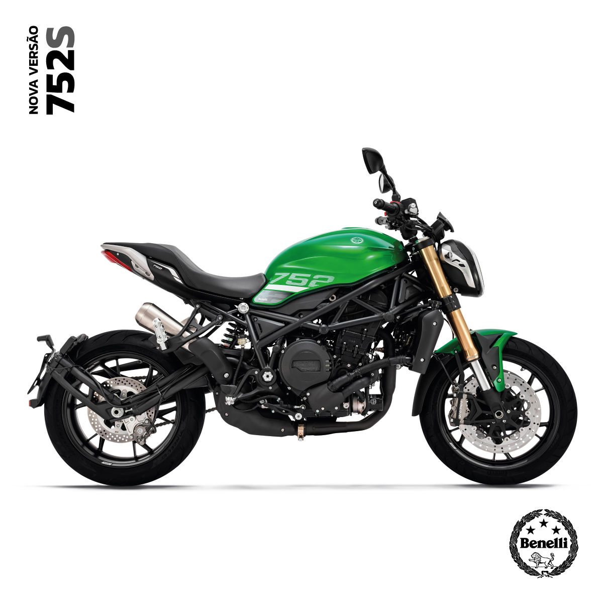 Benelli 752S Euro5 chega com visual renovado