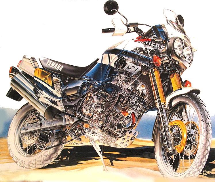 Ciclomotores e Motociclos que marcaram uma geração – Yamaha XTZ 750 Super Ténéré