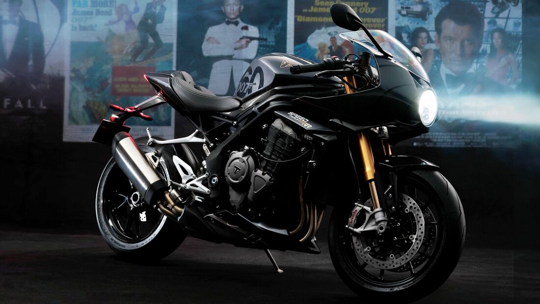Esta é a nova Triumph Speed Triple 1200 RR Bond Edition