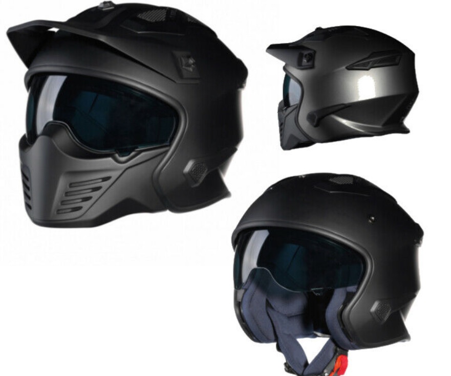 O capacete Bayard XP-69 S Draco Hybrid é um capacete jet inovador feito de policarbonato, com caraterísticas técnicas de alta qualidade. 