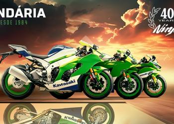 Novas Kawasaki Ninja 40º aniversário