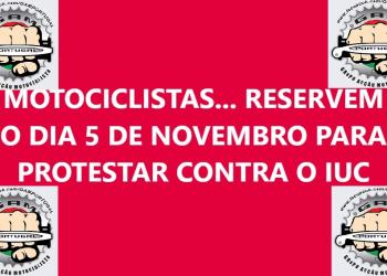Motociclistas contra o aumento do IUC