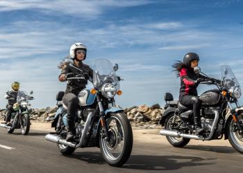 Royal Enfield apresenta gama Meteor 350 Aurora, em Milão, na EICMA