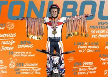 Toni Bou celebra o seu 34.º título mundial