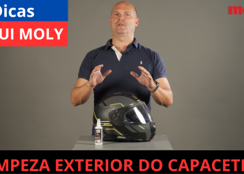 Como limpar o capacete da sua moto