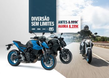 Suzuki GSX-8S 2023 em promoção