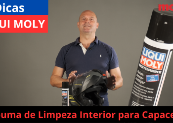 Sabe limpar o interior do capacete da sua moto?