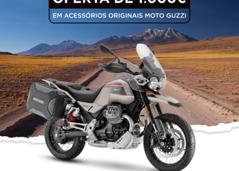 Campanha promocional Moto Guzzi V85 TT