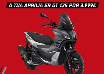 Campanha promocional Aprilia SR GT 125