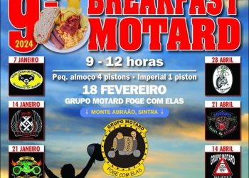 Sétimo encontro de 2024 do IX Breakfast Motard (Monte Abraão)