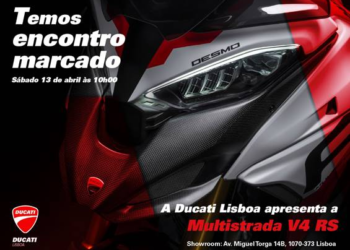 Nova Multistrada V4 RS será apresentada na Ducati Lisboa