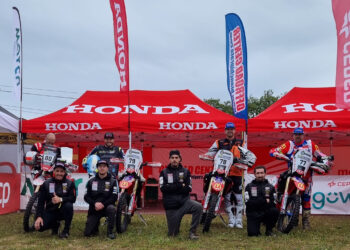 Mundial de Rally Raide: Team Bianchi Prata Honda de Marco de Canaveses no pódio