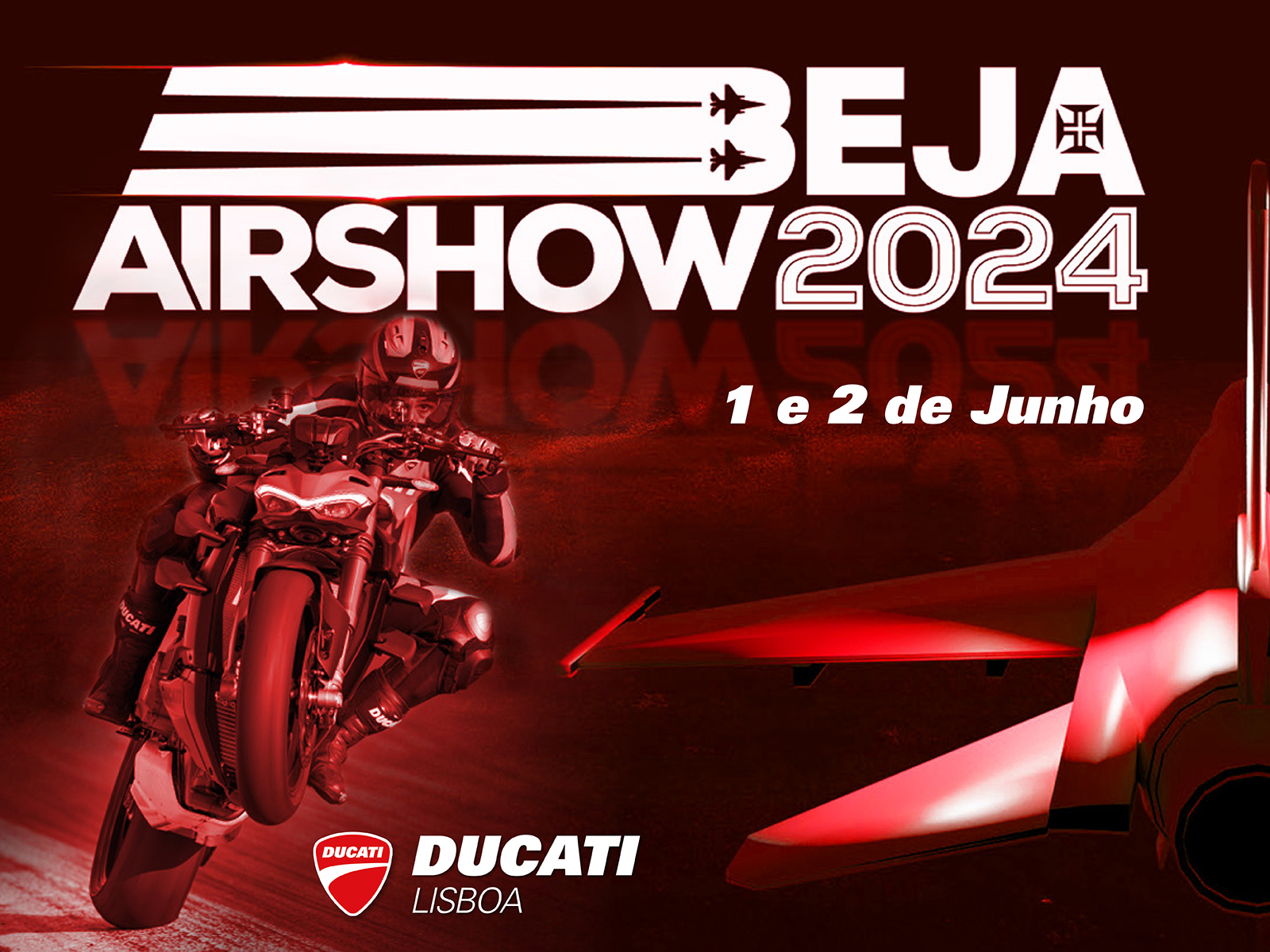 Ducati Lisboa no Beja Air Show 2024 revistamotos.pt