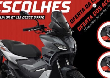 Aprilia Portugal: SR GT 125 com campanha “Tu é que escolhes”