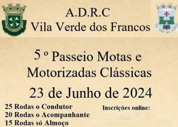 5.º Passeio de Motos e Motorizadas Clássicas em Vila Verde dos Francos (Alenquer)