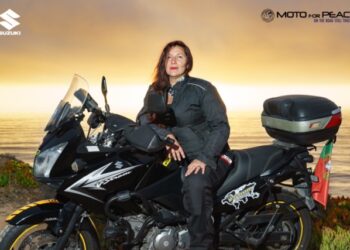 Suzuki V-Strom 650 acompanha Susana Forte em viagem solidária de 11.000 km