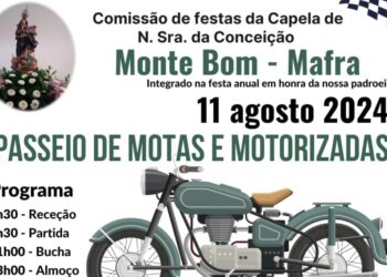 Passeio de Motos e Motorizadas em Monte Bom (Santo Isidoro), Mafra