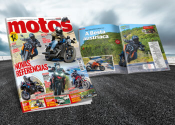 Chega amanhã à banca a edição de outubro da Revista Motos