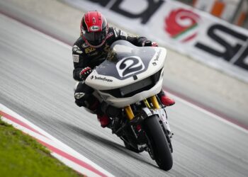 Harley-Davidson Factory Racing em testes em Barcelona depois do Moto GP