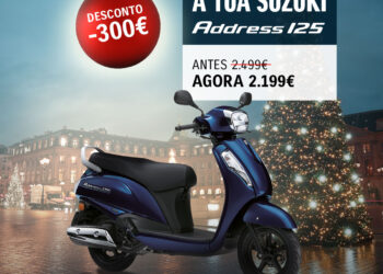 Nova campanha de Natal Suzuki promove mobilidade urbana económica