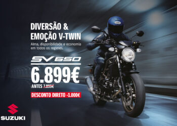Suzuki lança campanha promocional para a SV650