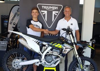 Estreia auspiciosa de Tomás Santos no Campeonato Nacional Motocross