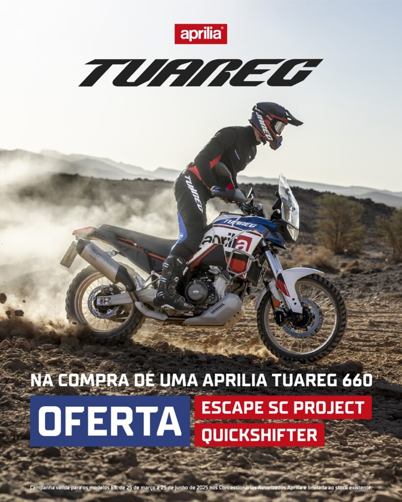 Aprilia com campanha para a Tuareg