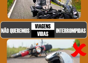 “Não queremos viagens interrompidas” é iniciativa contra acidentes com motos