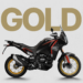 Moto Morini X-Cape 700 Gold Edition traz jantes douradas