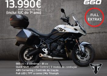 Triumph Motorcycle Portugal lança Tiger Sport 660 Full Extras