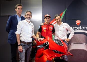 Marc Márquez inaugurou concessionário da Ducati em Barcelona