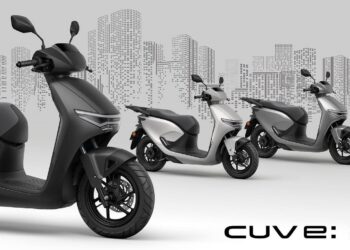 Honda apresenta a nova scooter CUV:e para a Europa