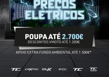 VMoto tem campanha que permite poupar até 2700 euros em veículos elétricos