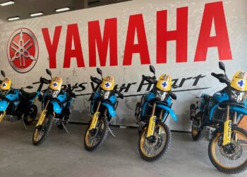 Yamaha Ténéré 700 Rally ao serviço da segurança no Lés-a-Lés Offroad
