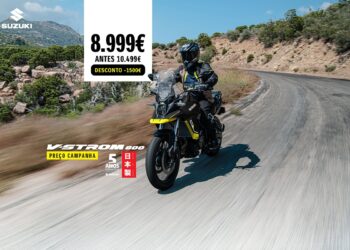 Campanha Suzuki para a trail V-Strom 800. Super preço!
