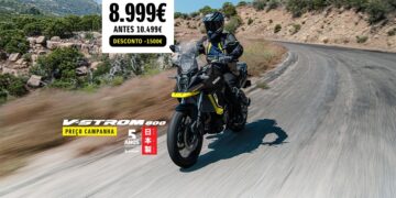 Campanha Suzuki para a trail V-Strom 800. Super preço!