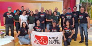 Moto Clube do Porto esteve na RTP1 e mostrou solidariedade