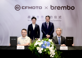 CFMOTO e Brembo reforçam parceria estratégica de longo prazo