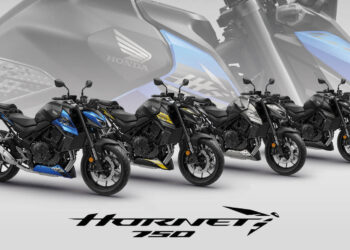 CB750 Hornet 2027 recebe novas cores e reforça a sua identidade agressiva