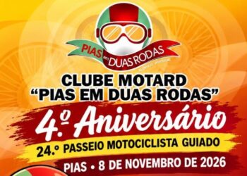 Pias em Duas Rodas celebra 4.º aniversário com passeio guiado